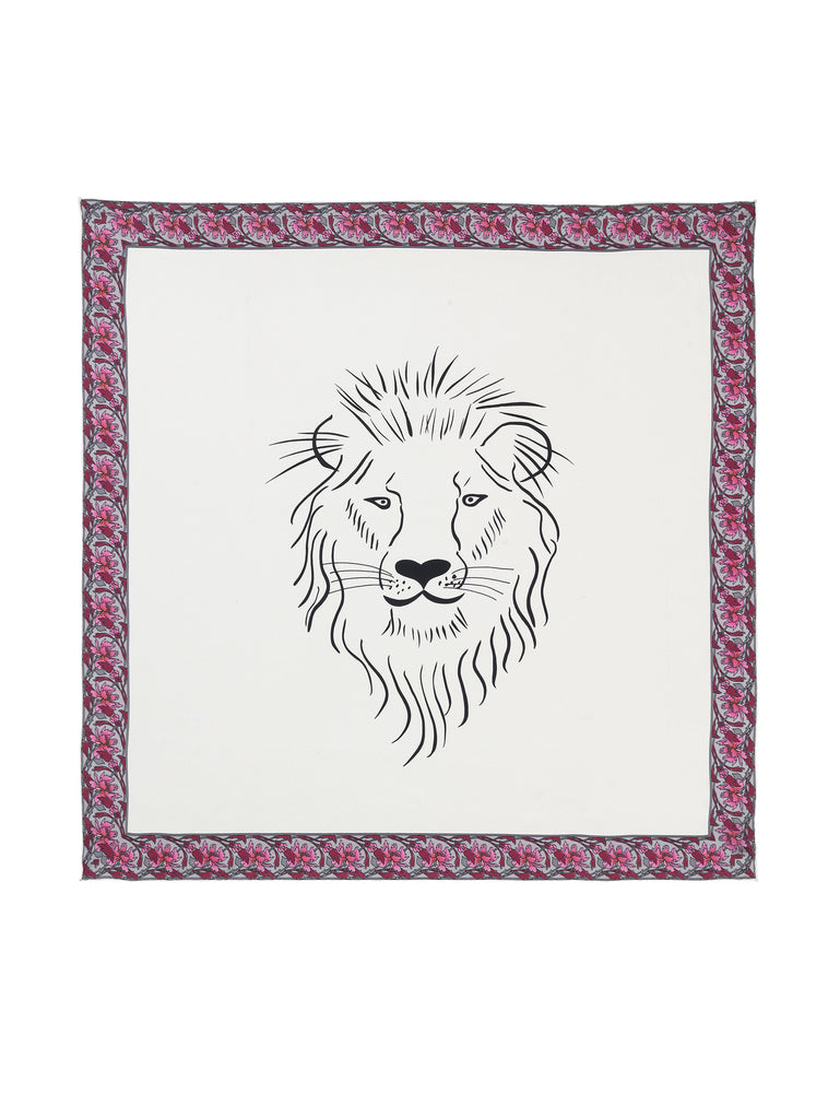90-400 Lion Off white 90x90 cm