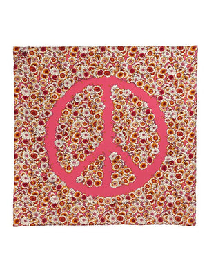 90-378 Flower peace Pink 90x90 cm