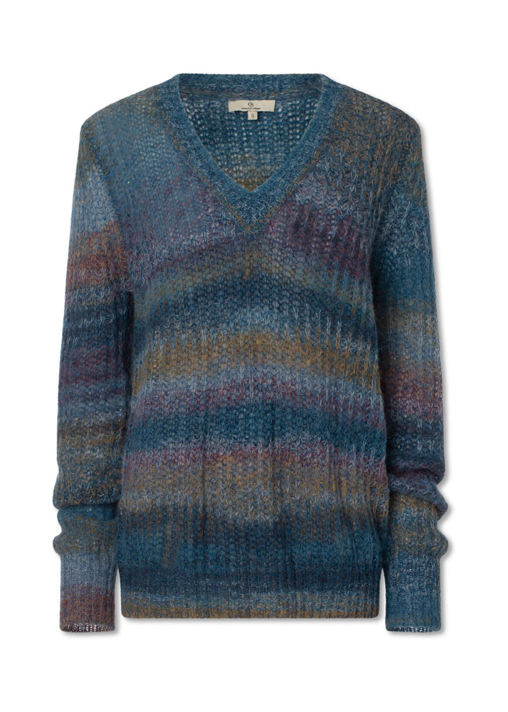 3278 V-knit Spacedye Blue