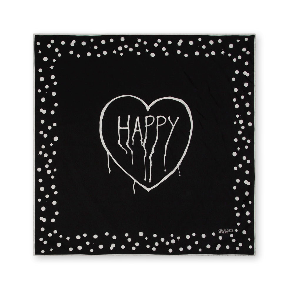 90-305 Happy Black 90x90 cm