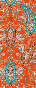 Charlotte Sparre Copenhagen Alice 35x165 cm Scarf Orange