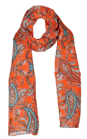 Charlotte Sparre Copenhagen Alice 35x165 cm Scarf Orange