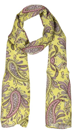 Charlotte Sparre Copenhagen Alice 35x165 cm Scarf Yellow