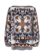Boat neck / 3458 Connie - Blue
