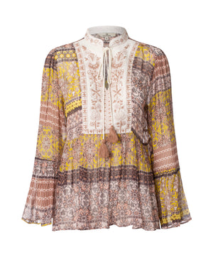 Charlotte Sparre Copenhagen Boheme shirt Ines Blouse Yellow