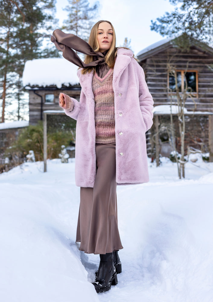 Coat Solid / 3284 Solid - Rose