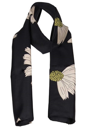 Charlotte Sparre Copenhagen Daisy Love 35x165 cm Scarf Black