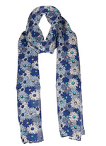 Daisy Love 35x165 cm / CS645 Flower power DIA. - Blue