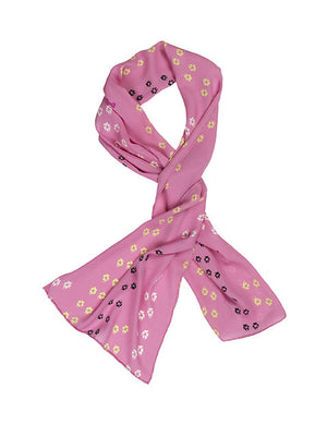 Charlotte Sparre Copenhagen Dog tracks 35x165 cm Scarf Pink