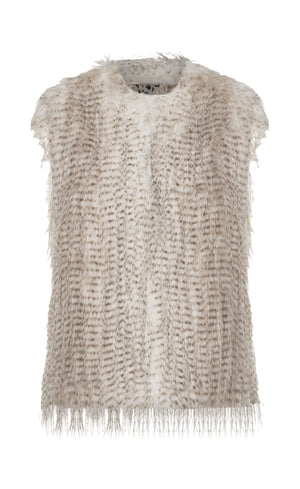 Charlotte Sparre Copenhagen Emu vest (reversible) Vest Taupe