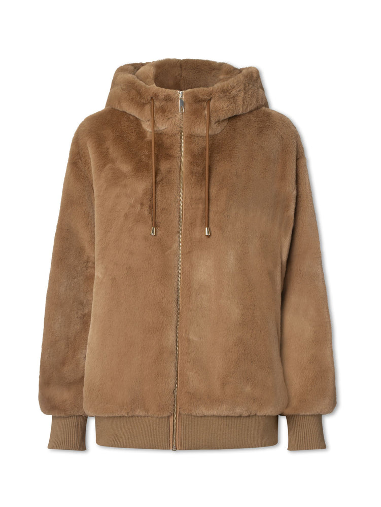 Charlotte Sparre Copenhagen Hoodie Solid Jacket Cognac