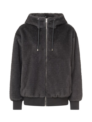 Charlotte Sparre Copenhagen Hoodie Solid Jacket Grey