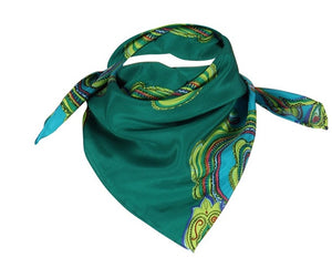 Charlotte Sparre Copenhagen Ida 55x55 cm Scarf Turquoise/Green