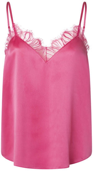 Charlotte Sparre Copenhagen Lace top Top Fuchsia