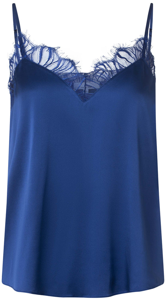 Lace top / 3300 Solid - Navy