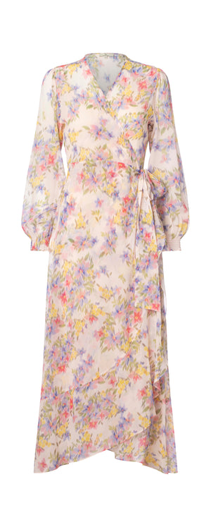 Charlotte Sparre Copenhagen Long frill wrap Primrose ggt Dress Lilac