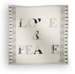 SW002 Love & Peace Black 135x135 cm