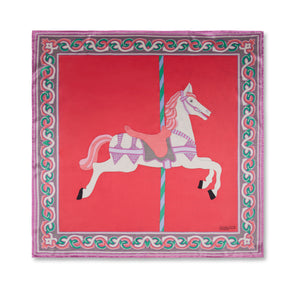Charlotte Sparre Copenhagen Merry Go Around 90x90 cm Scarf Pastel