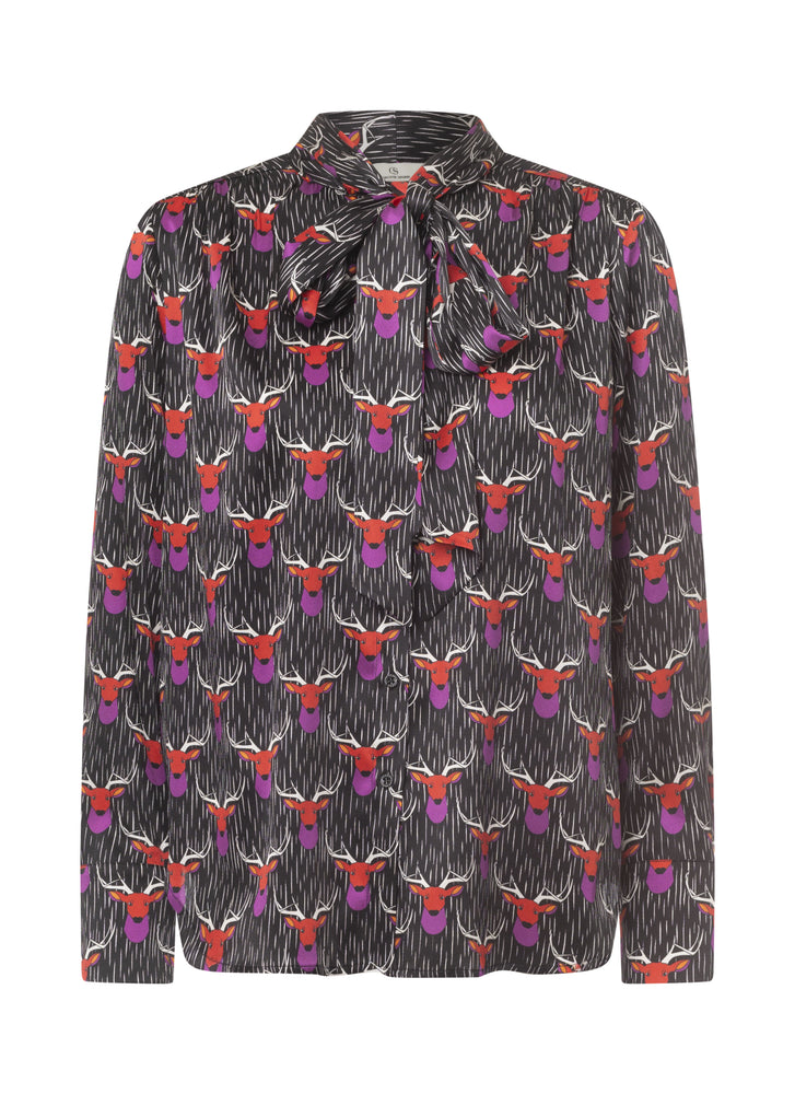 My bow blouse Deer / 3401 Deer - Multi