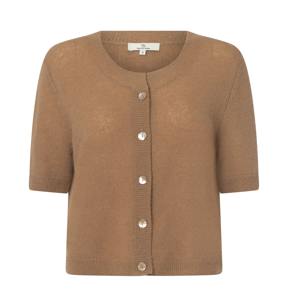 My cashmere cardi / 3492 Solid - Camel