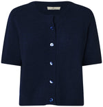 My cashmere cardi / 3492 Solid - Navy