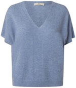 My cashmere top / 3384 Solid - Light blue