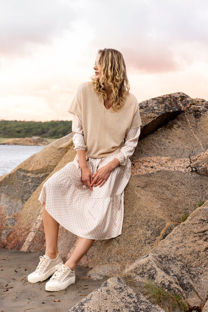 Charlotte Sparre Copenhagen My cashmere top Knit Sand