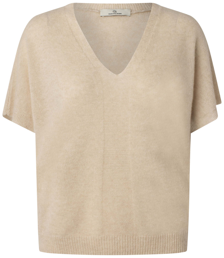 Charlotte Sparre Copenhagen My cashmere top Knit Sand