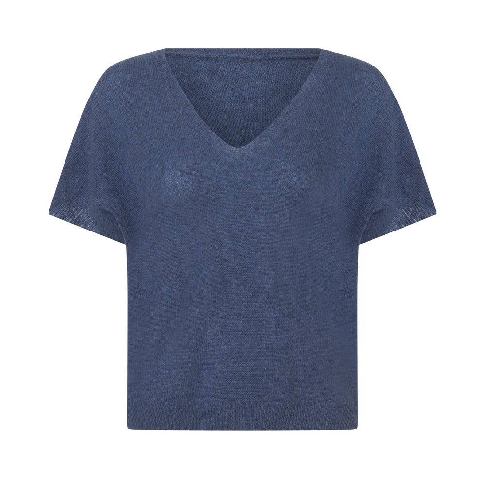 My cashmere top / 3491 Solid - Blue