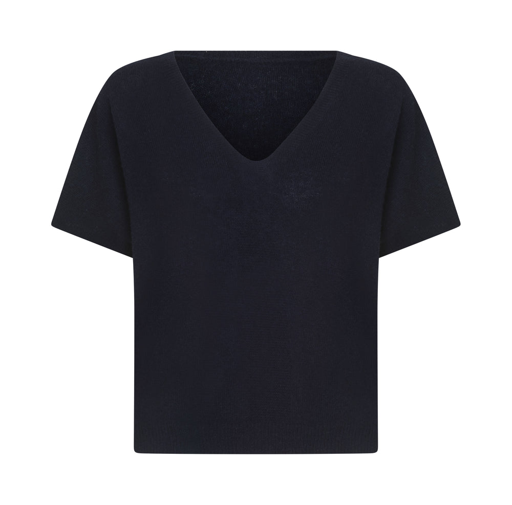 My cashmere top / 3491 Solid - Navy