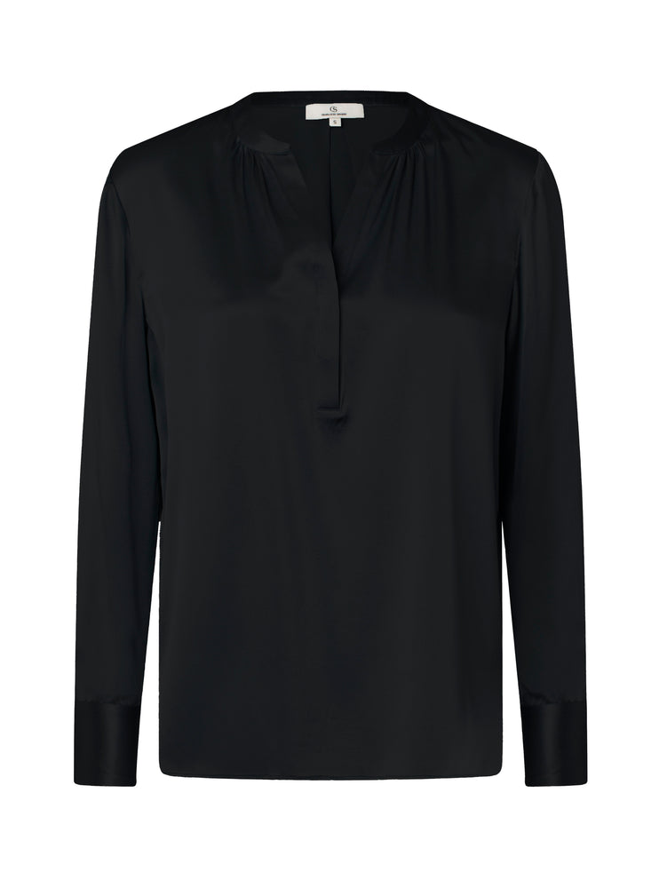 Oui shirt Solid / 3207 Solid - Black