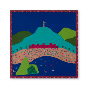 Charlotte Sparre Copenhagen Rio 90x90 cm Scarf Evening