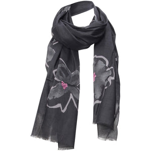 Charlotte Sparre Copenhagen SCS017 Mille 100x200 cm Scarf Black/Grey