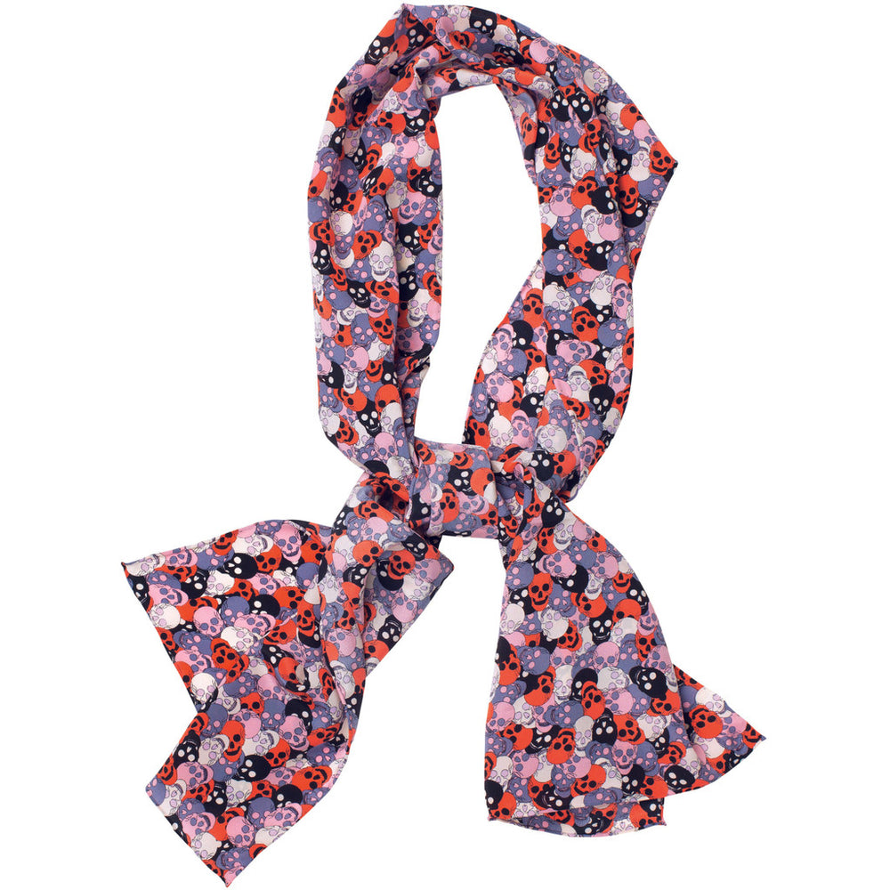 Scarf / CS496 Skull confetti 35x165 - Orange