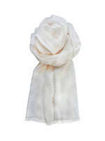 Scarf / SCS040 Majken 75x200 - White