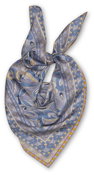 Charlotte Sparre Copenhagen Scarf Scarf Blue/Yellow