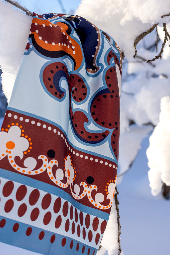 Charlotte Sparre Copenhagen Scarf Scarf Red/Blue