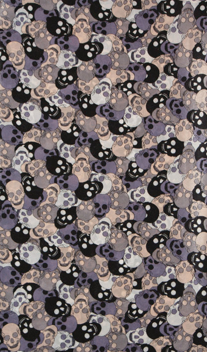 CS496 Skull confetti 55x55 cm