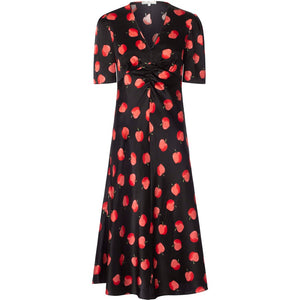 Charlotte Sparre Copenhagen Smooth dress Apples Dress Black