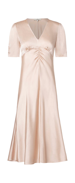 Charlotte Sparre Copenhagen Smooth dress Solid Dress Taupe