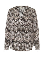 Spark blouse Squarezig / 3412 Squarezig - Black/Rose