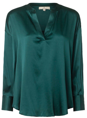 Charlotte Sparre Copenhagen Sparky Solid Blouse Green