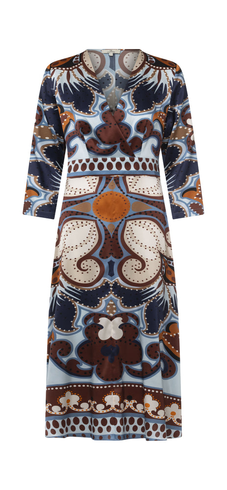 Square dress / 3468 Connie - Blue