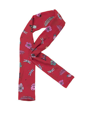 Charlotte Sparre Copenhagen Summer garden 35x165 cm Scarf Red