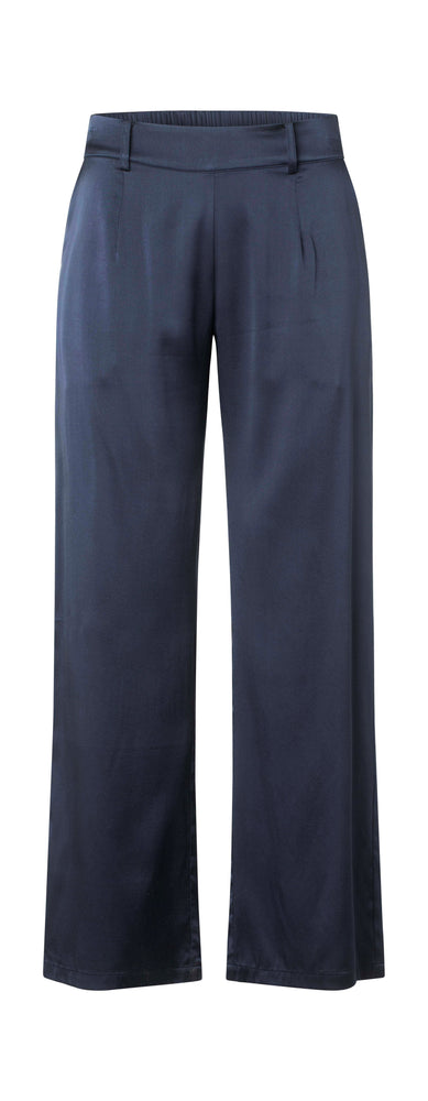 Wide pants / 3423 Solid - Navy