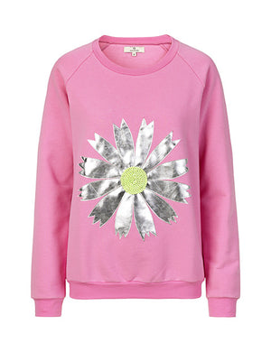 1379 Sweatshirt Daisy Light Pink