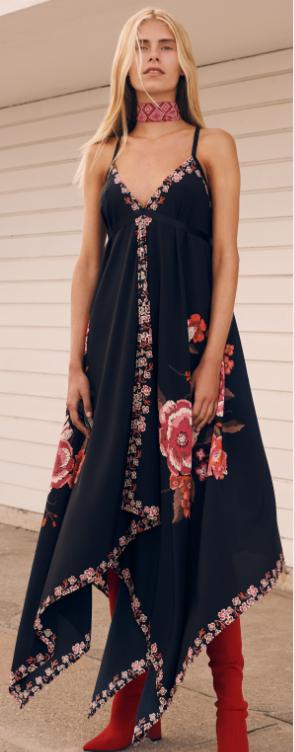 
                
                    Load image into Gallery viewer, 1912 Scarf dress Sweet bird Black
                
            
