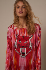 2005 Patch blouse Sabertooth Red