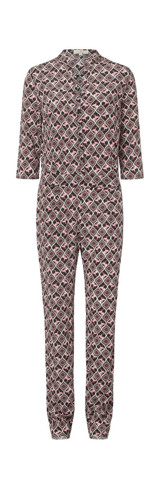 
                
                    Load image into Gallery viewer, 2334 Jumpsuit Flamingo Black
                
            