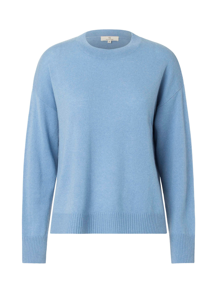 
                
                    Load image into Gallery viewer, 2656 Sweater Solid Blue
                
            